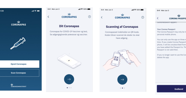 Om få dage kan du downloade Netcompanys coronapas-app- her ...