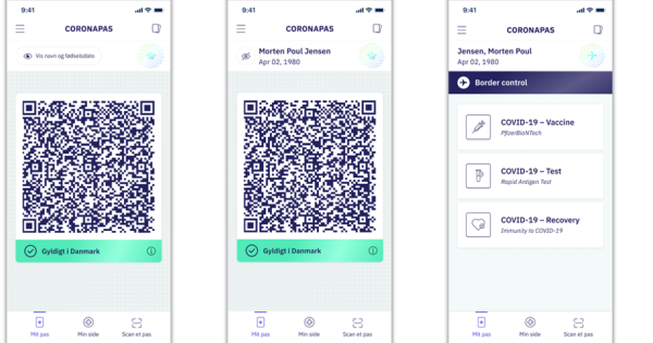 Her kan du hente Danmarks spritnye coronapas app ...
