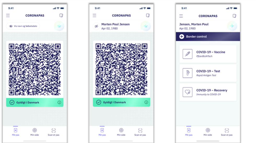Her kan du hente Danmarks spritnye coronapas app ...